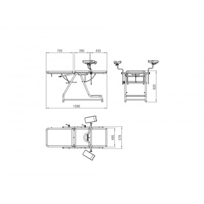 Marquesa Ginecológica Manual JMS