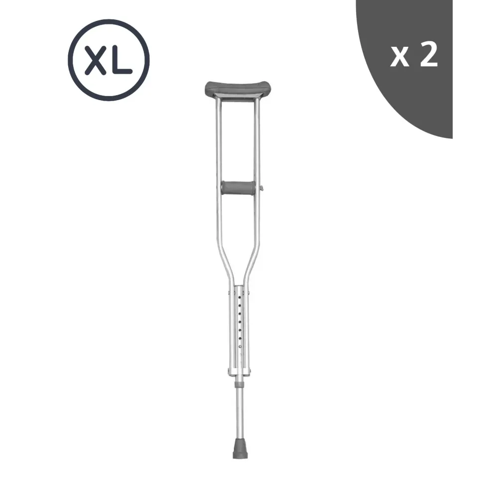 AD131XL de béquille axillaire haute (paire) | ® Loja Ortopédica