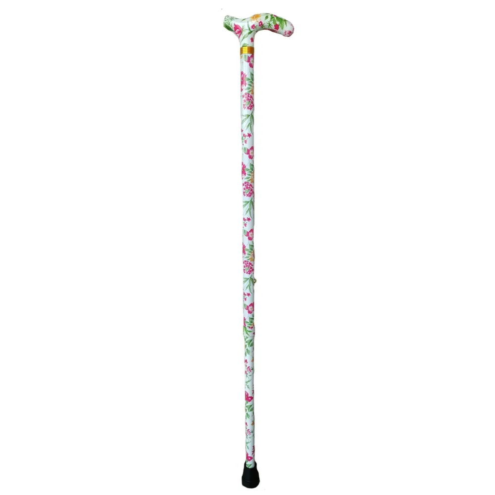 Canne en aluminium ajustable Floral 416