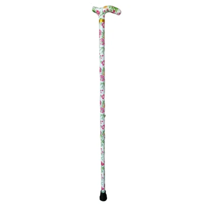 Canne en aluminium ajustable Floral 416