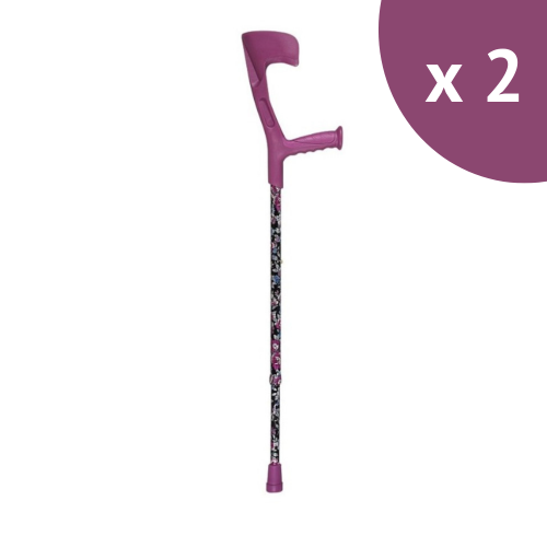 Regulable Crutch 21645 Pink (Pair)