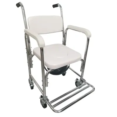 Douche en aluminium et chaise hygiénique