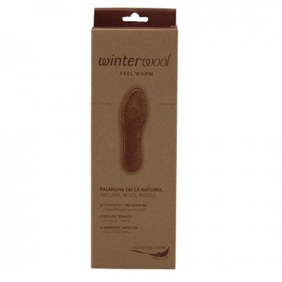 Natural Wool and Cork Winter Insole