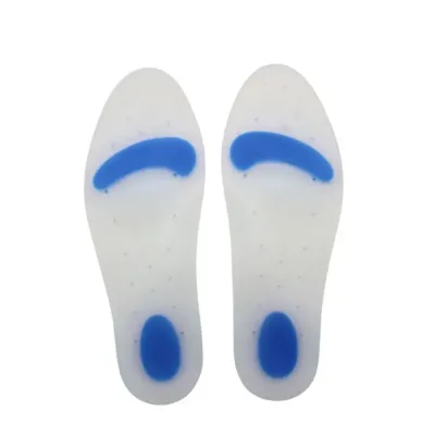 Semelle orthopédique en silicone double densité