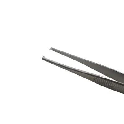 Pince droite avec dents de 11,5 cm