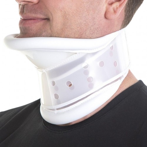 Semi Rigid Cervical Collar with Chin Support and Adjustable