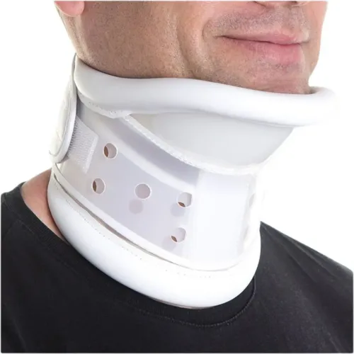 Semi Rigid Cervical Collar with Chin Support and Adjustable