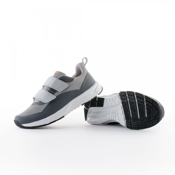 Wock Reblast Silver Sneakers with Velcro