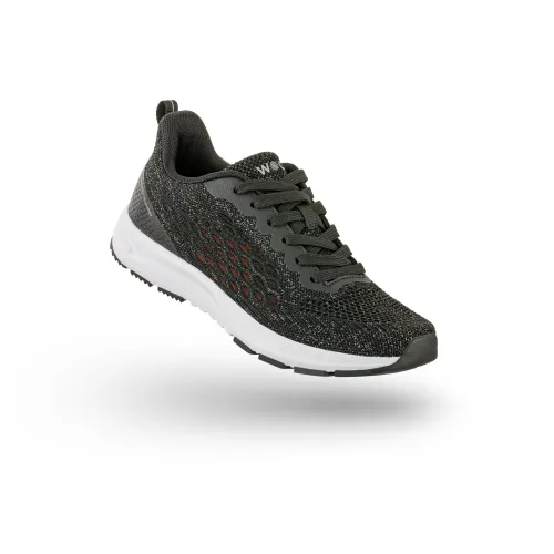 Chaussures de travail WOCK Paillettes noires Breelite | ® Loja Ortopédica