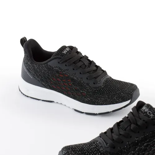 Chaussures de travail WOCK Paillettes noires Breelite | ® Loja Ortopédica