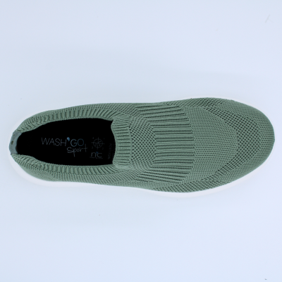 Sapatilha Wash'Go Sport Onix Verde Kaki