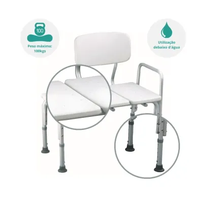 Chaise pour bac de douche baignoire García | Loja Ortopédica
