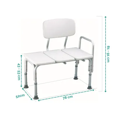 Chaise pour bac de douche baignoire García | Loja Ortopédica