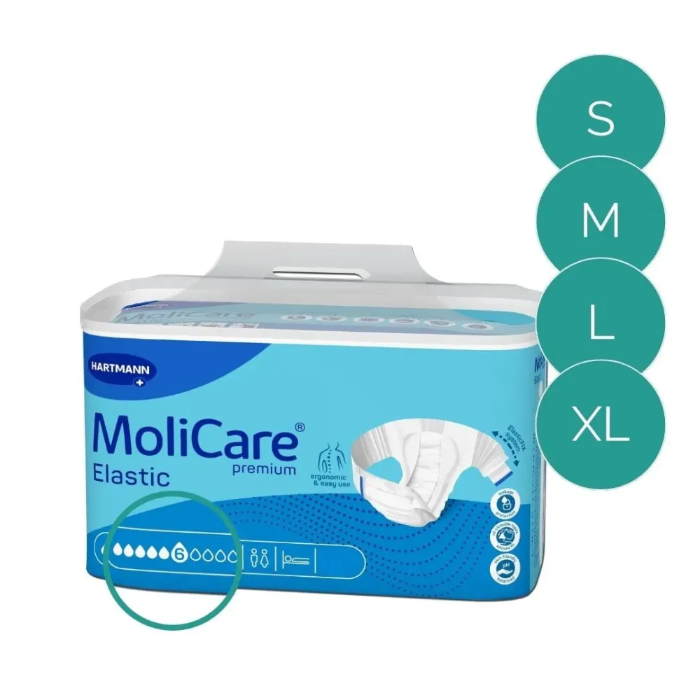 Couches élastiques Molicare Premium 6 gouttes