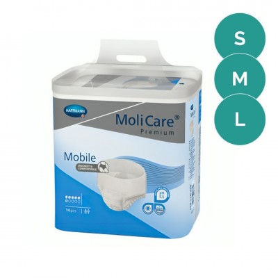 Underwear Diaper MoliCare Mobile 6 Drops