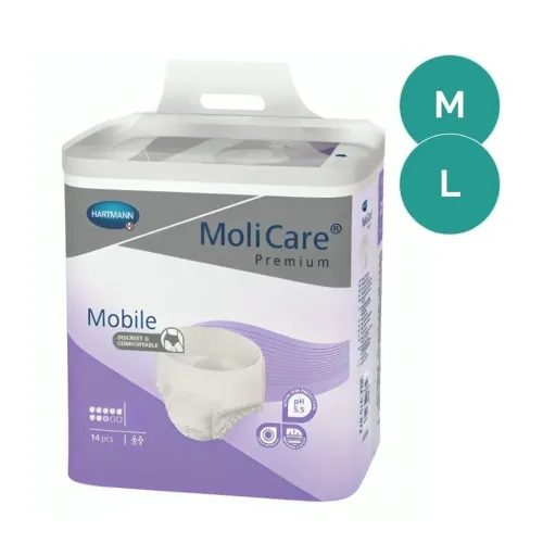 Slips mobiles MoliCare 8 gouttes HARTMANN | Loja Ortopédica