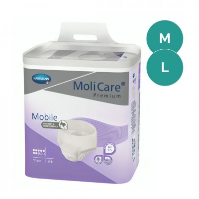 Underwear Diaper MoliCare Mobile 8 Drops