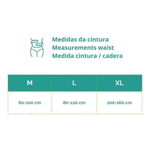 Serviettes de fixation du boxer Post-partum et incontinence | Loja Ortopédica
