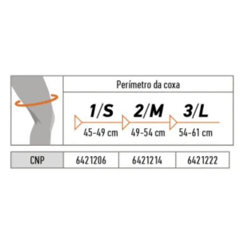 Actius Elastic Thigh OS6801 | Loja Ortopédica ®