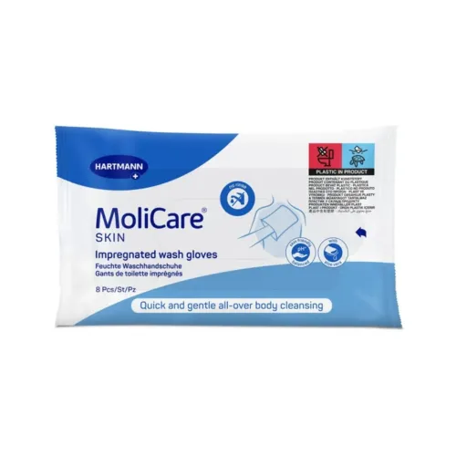 Gants imprégnés de peau Molicare