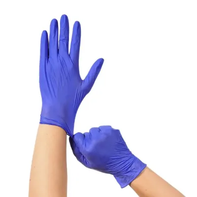 Gants en nitrile sans poudre 100 unités