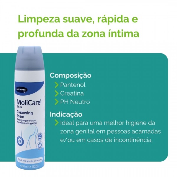 Mousse Limpeza Molicare Skin