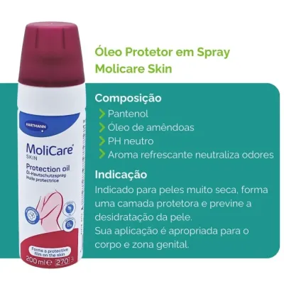 Spray à l’huile protectrice pour la peau Molicare