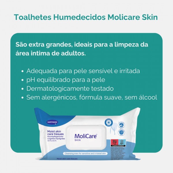 Molicare Skin Moistened Wipes