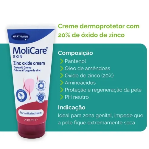 Crème dermoprotectrice à l’oxyde de zinc