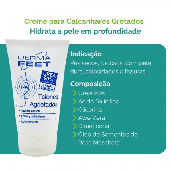 Creme para Calcanhares Gretados