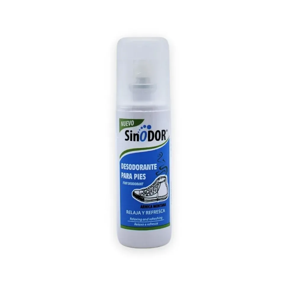 Spray anti-transpirant pour les pieds