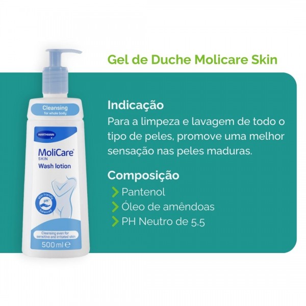 Gel de Ducha Molicare Skin