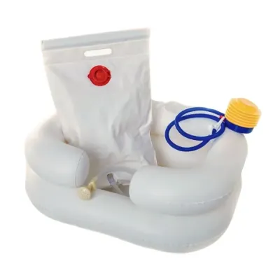Lavage de tête gonflable