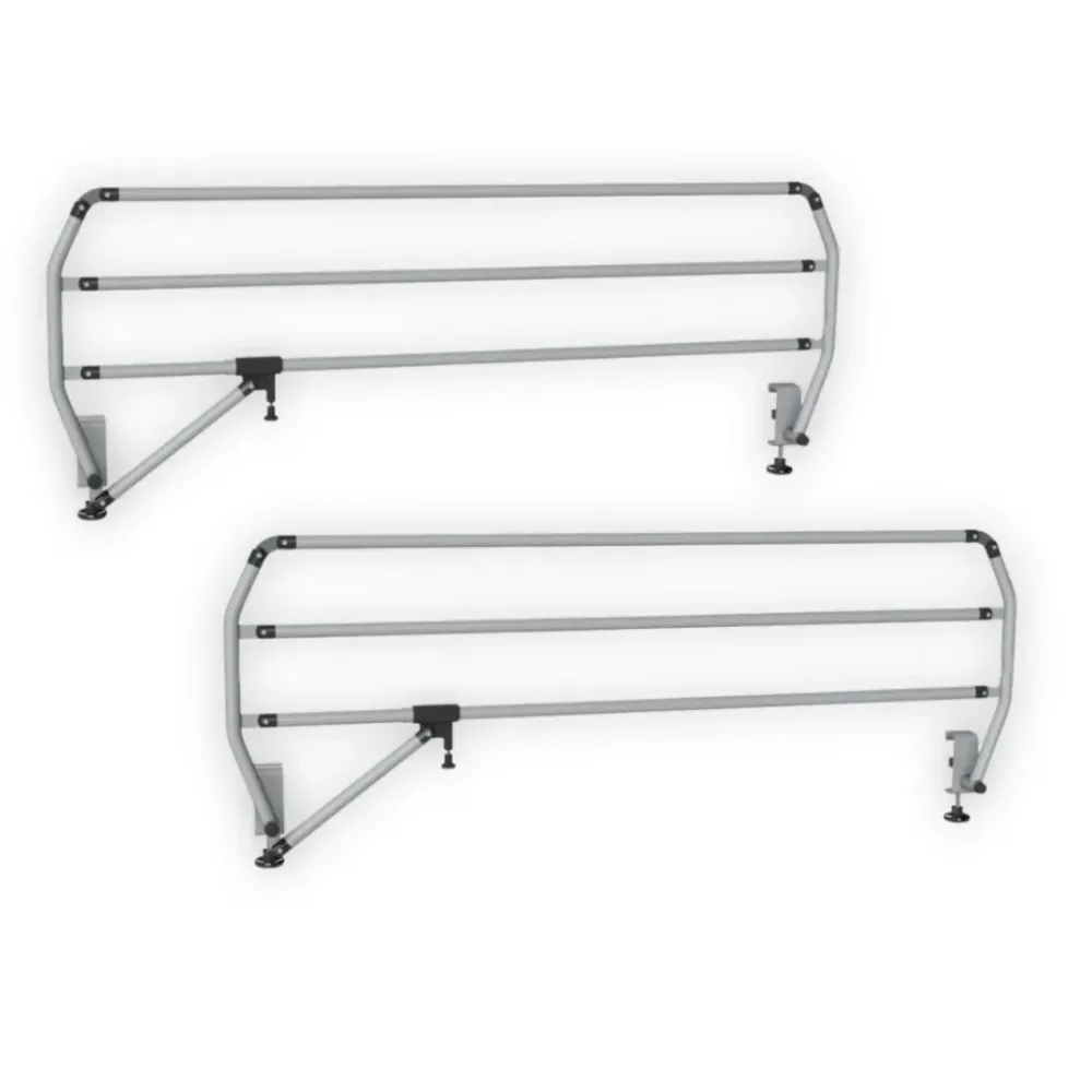 Paire de rails latéraux pliants : 3 sections