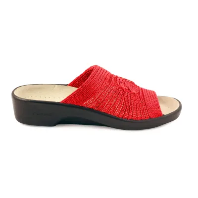 Pantoufles Arcopedico Splash Red pour femmes