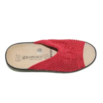 Pantoufles Arcopedico Splash Red pour femmes