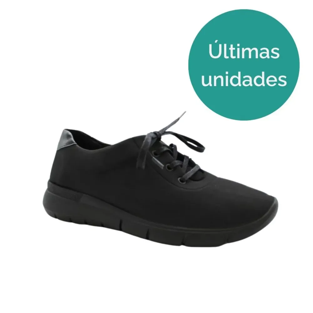 Baskets pour femmes L76 Arcopedico noires | ® Loja Ortopédica