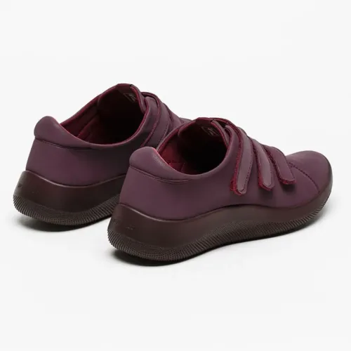 Manyara Bordeaux Velcro Sneaker