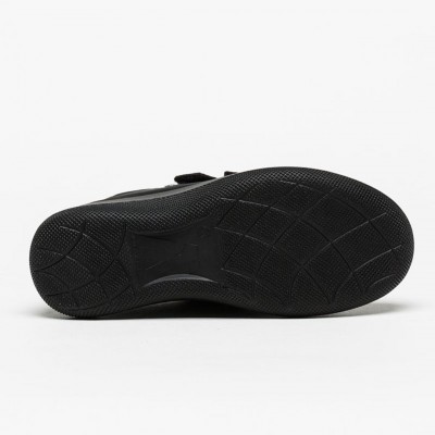 Manyara Black Velcro Sneakers