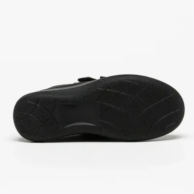 Sneakers Manyara Black Velcro | ® Loja Ortopédica