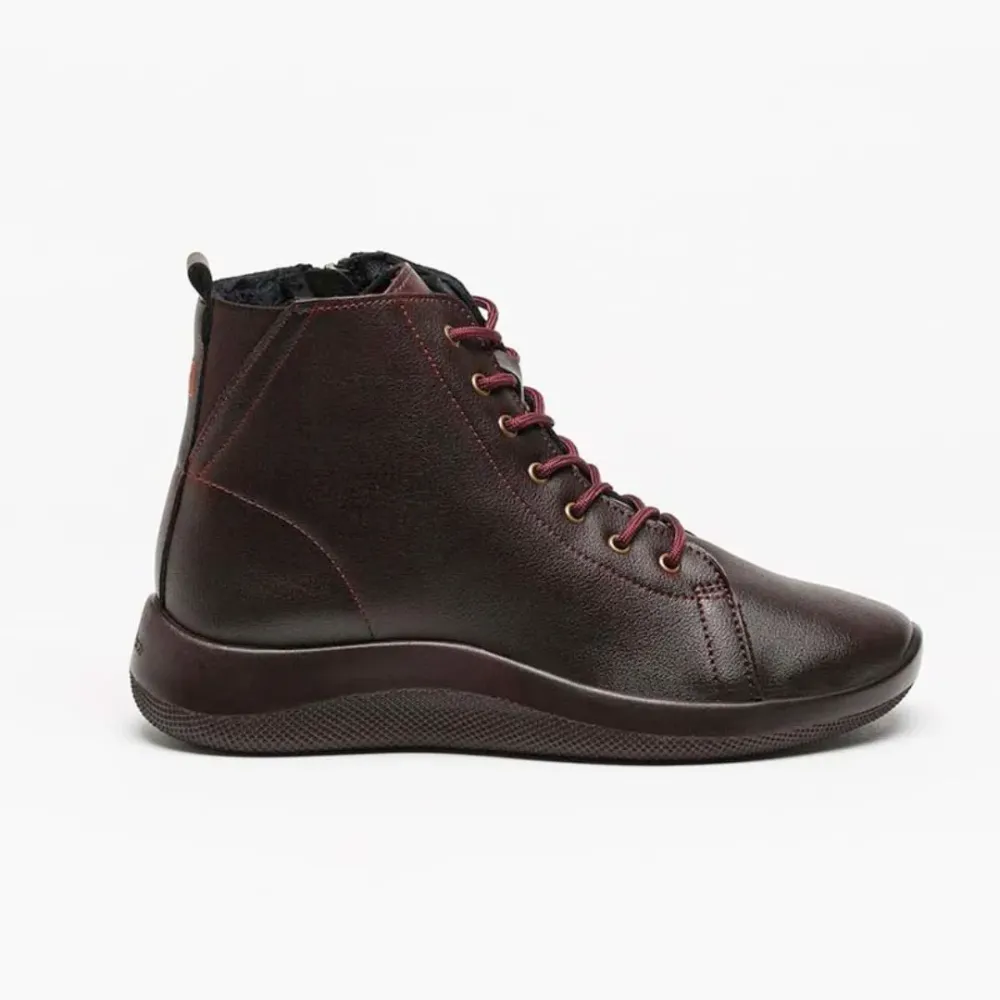 Bottines de cheville Beverin Bordeaux