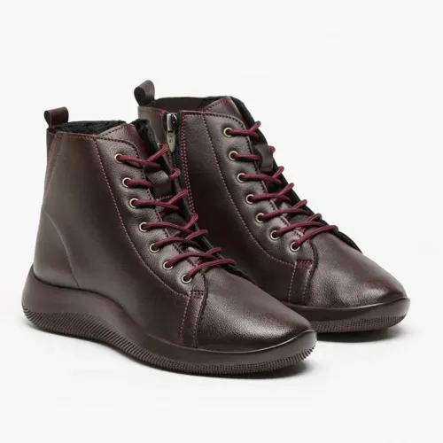 Bottines de cheville Beverin Bordeaux