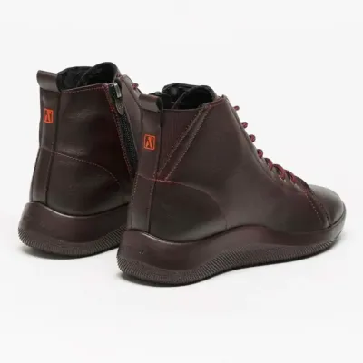 Bottines de cheville Beverin Bordeaux