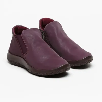 Bottines Louise Bordeaux