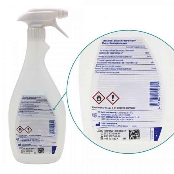 Spray Disinfection Quick Bacillol