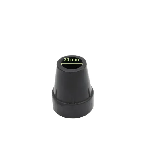 Embout en caoutchouc pour béquilles 20 mm