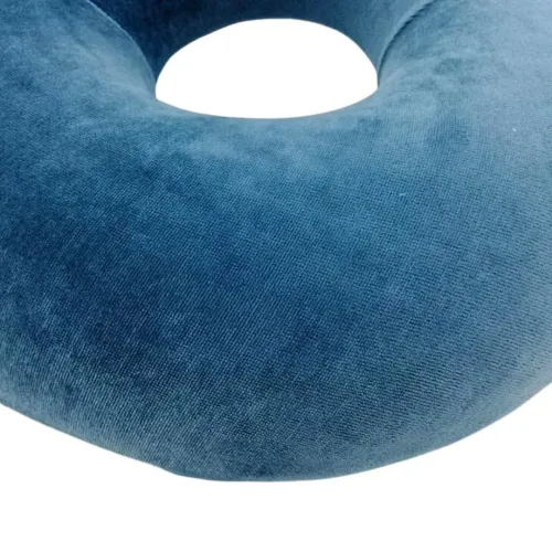 Coussin rond en velours