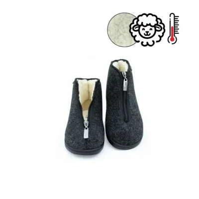 Botte textile unisexe peuplier anthracite