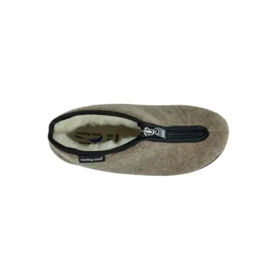 Botte textile unisexe Peuplier Brun clair