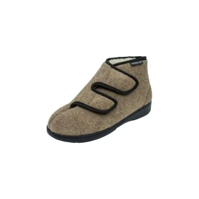 Botte textile unisexe Eucalyptus marron clair